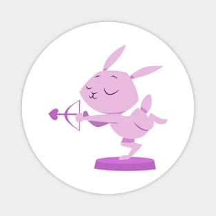 Archer Bunny statue Magnet